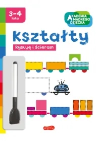 Kształty. Akademia mądrego dziecka. Rysuję i ścieram