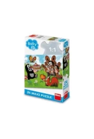 Puzzle baby 24 el. Krecik Urodziny