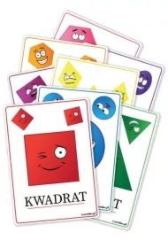 Plansze edukacyjne A5 - Figury geometryczne 8 kart