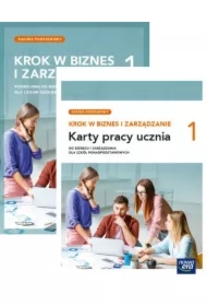 Pakiet Krok w biznes i zarządzanie 1: Podręcznik do liceum ogólnokształcącego i technikum. Zakres podstawowy, Karty pracy ucznia dla szkół ponadpodstawowych