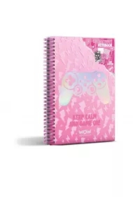 Notatnik A5 Gamer Valentina zapachowy z naklejkami WOW00147