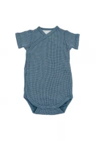 Body kopertowe niemowlęce krótki rękaw bawełniane niebieskie Ciumbelle Dragonfly rozm. 62