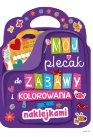 Mój plecak do zabawy i kolorowania z naklejkami