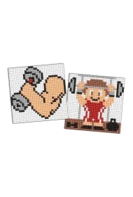 Diamentowa mozaika naklejka Kids - Sport Silacz