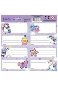 Nalepki na zeszyty Jednorożec