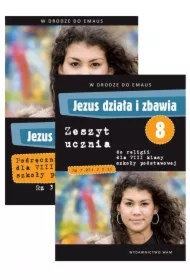Pakiet: Jezus działa i zbawia. Podręcznik i zeszyt ucznia do religii dla klasy 8 szkoły podstawowej