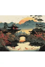 Malowanie po numerach - Przepiękny Wschód