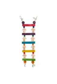 Zabawka, dla ptaków, drabinka, drewniana, 65 x 17, 5 cm