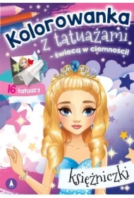Kolorowanka z tatuażami. Księżniczki