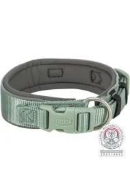 Premium, obroża, dla psa, szałwiowa/grafit, L&ndash; XL: 53&ndash;62 cm/50 mm