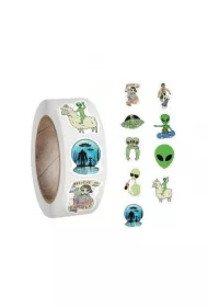 Zabawne naklejki UFO 300 szt