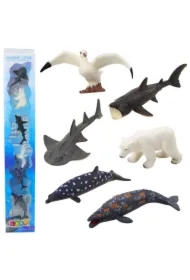 Zestaw mini figurki zwierzęta morskie 6-8cm 6 el.