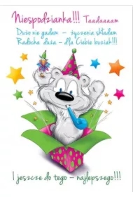 Karnet Happy B6 + koperta wzór nr 14