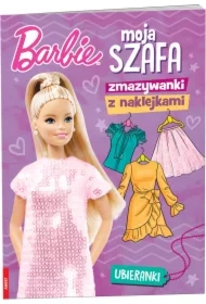 Barbie. Moja szafa. Zmazywanki z naklejkami