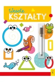 Wesoła nauka. Wesołe kształty. Flamaster suchościeralny