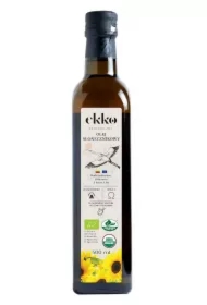 Olej słonecznikowy do gotowania i smażenia tłoczony na zimno