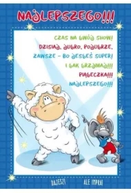 Karnet Smile B6 + koperta. Wzór nr 04