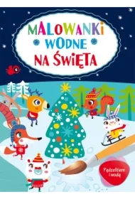 Pędzelkiem i wodą. Malowanki wodne na Święta