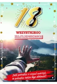 Karnet Urodziny 18