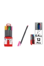 Cienkopis 0.4mm 12 kolorów