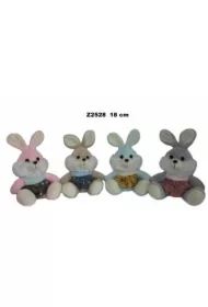 Królik zajączek w ubranku 18cm MIX