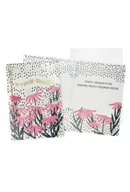 Karnet B6 Urodziny damskie, kwiaty