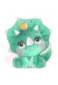 Malowanie po numerach - Dinozaur 18x24cm