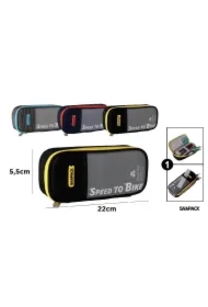 Piórnik z klapką i kieszonką zewnętrzną MIX