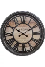 Zegar ścienny 3D Old Town 50 cm