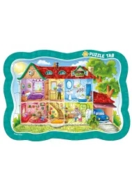 Puzzle ramkowe 24 el. Mysi domek