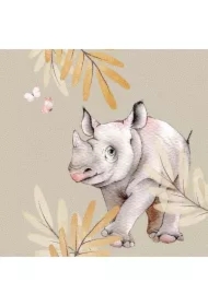 Karnet Swarovski kwadrat CL4710 Nosorożec