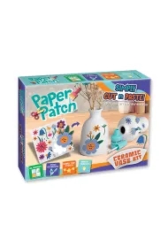 Zestaw decoupage Paper Patch - Ceramiczny wazon