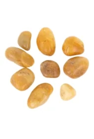 Kamienie polerowane Yellow Pebble 10-20 mm do akwarium terrarium