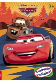 Auta. Kolorowanka z naklejkami