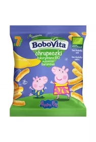 Фото - Дитяче харчування Peppa Świnka  Chrupeczki kukurydziane wyśmienicie bananowe po 7 miesiącu 