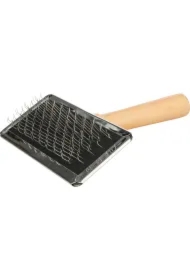 Miękka szczotka z grzebykiem czyszczącym 9 x 13 cm