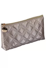 Gold &amp; Black kosmetyczka pikowana prosta Złota