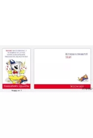 Karnet Happy B6 + koperta wzór nr 07 Urodziny