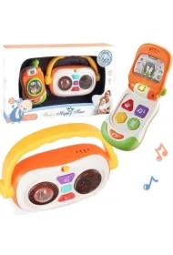 Radio grające i telefonik z klapką