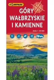 Góry Wałbrzyskie i Kamienne mapa skala 1 : 35 000