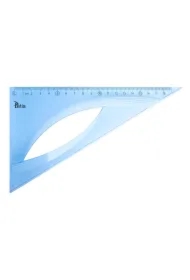 Ekierka prostokątna niebieska 19cm