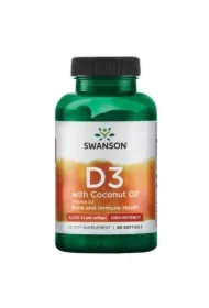 Witamina D-3 2000IU z olejem z kokosa - suplement diety