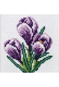 Zestaw do haftu krzyżykowego Krokusy