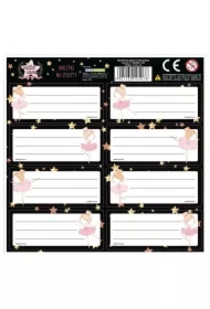 Nalepki na zeszyty Baletnica