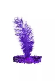 Opaska charleston fioletowa