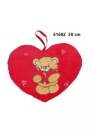 Poduszka Serce miś 30cm
