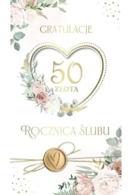 Karnet Rocznica Ślubu 50
