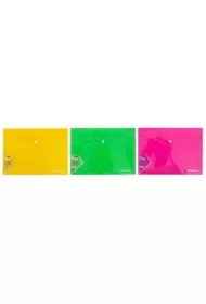 Teczka kopertowa A4 neon zatrzask mix ASTRAPAP