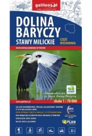 Mapa - Dolina Baryczy, część wschodnia 1:70 000