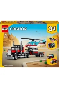 LEGO Creator Ciężarówka z platformą i helikopterem 31146